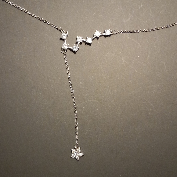 925 Silver Filled Necklace Pendant Cubic Zircon - Picture 5 of 5